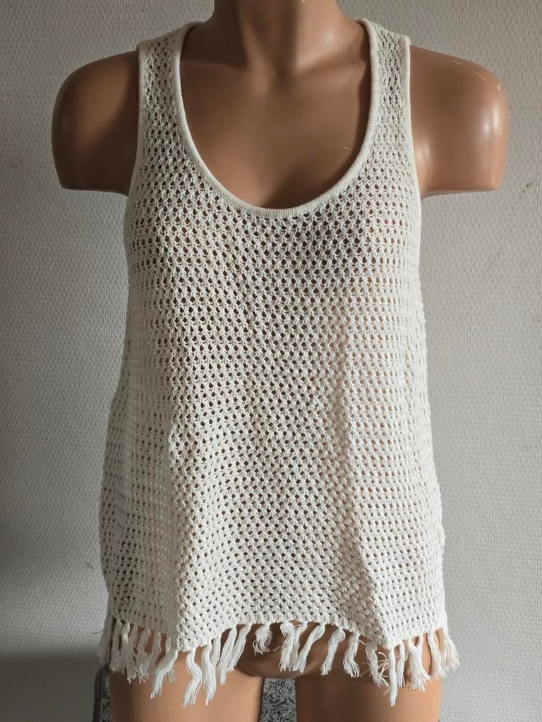 Esmara dames Wit gehaakt topje maat  M  " Nieuw "', Wit, Ophalen of Verzenden, Onbekend, Zo goed als nieuw