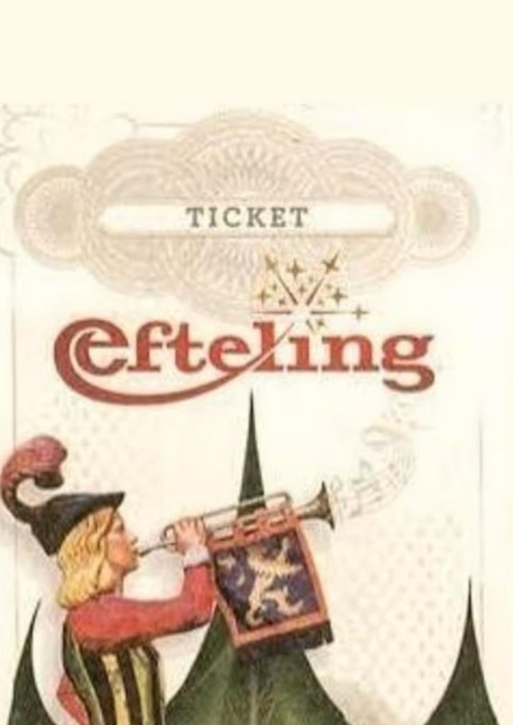 Efteling entree tickets, Drie personen of meer, Ticket of Toegangskaart