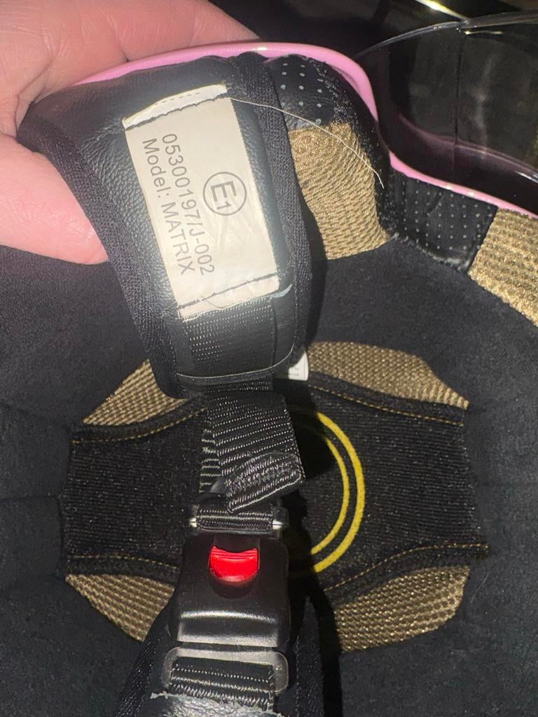 Nieuwe roze motor scooter helm - Model Matrix, Ophalen of Verzenden, Nieuw