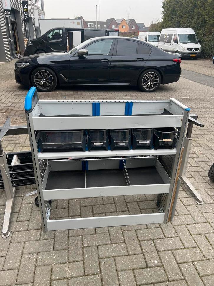 Bedrijfswageninrichting Sortimo met lades en opbergvakken, Auto diversen, Autogereedschap, Gebruikt, Ophalen