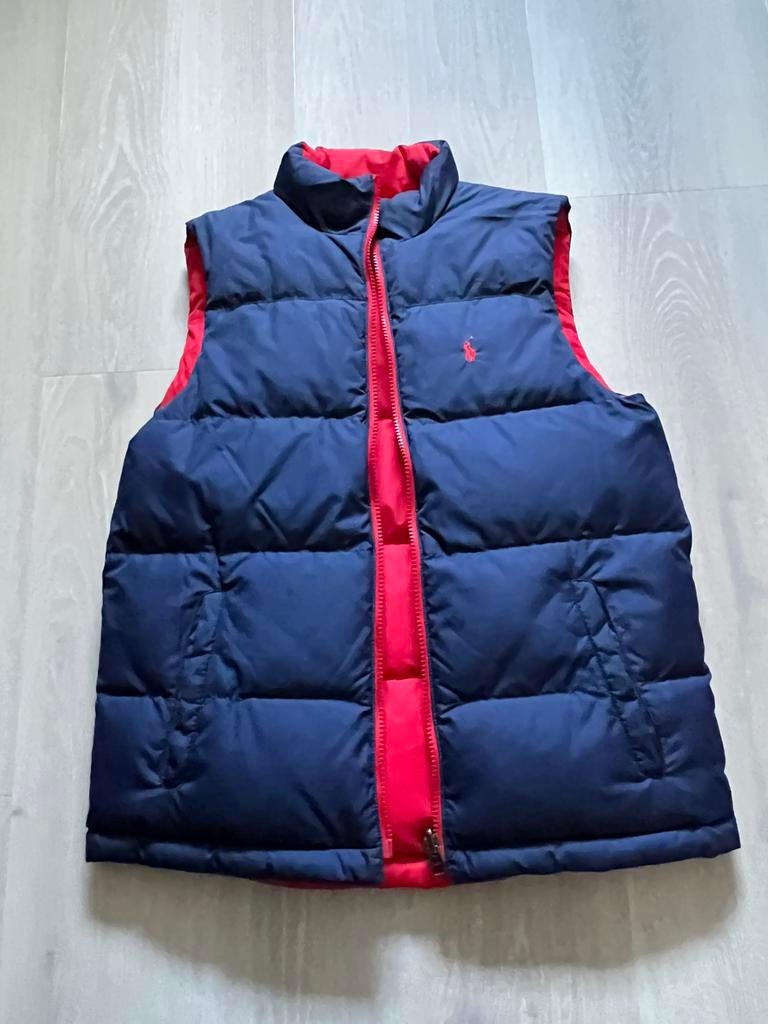Origineel Ralp Lauren bodywarmer dubbelzijdig (14/16 jaar), Ophalen of Verzenden, Zo goed als nieuw, Jas