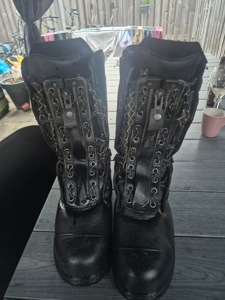 HAIX Brandweerlaarzen, Ophalen, Zwart