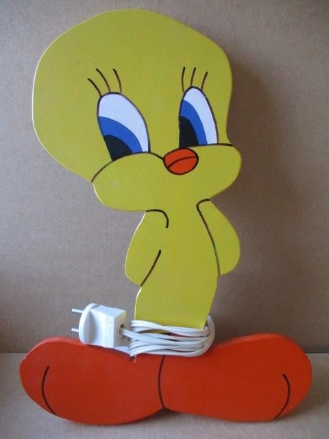 adv10561 tweety lamp 2, Ophalen, Looney Tunes, Gebruikt, Overige typen