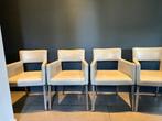 Eetkamerstoelen Foucault Floor, Ophalen, Gebruikt, Wit, Leer