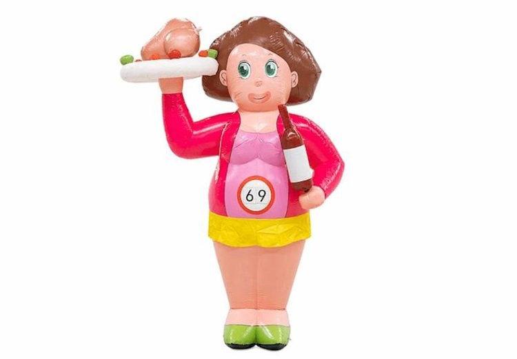 sarah/jarige vrouw bougondiër opblaasbaar te huur, Ophalen, Zo goed als nieuw, Abraham of Sarah