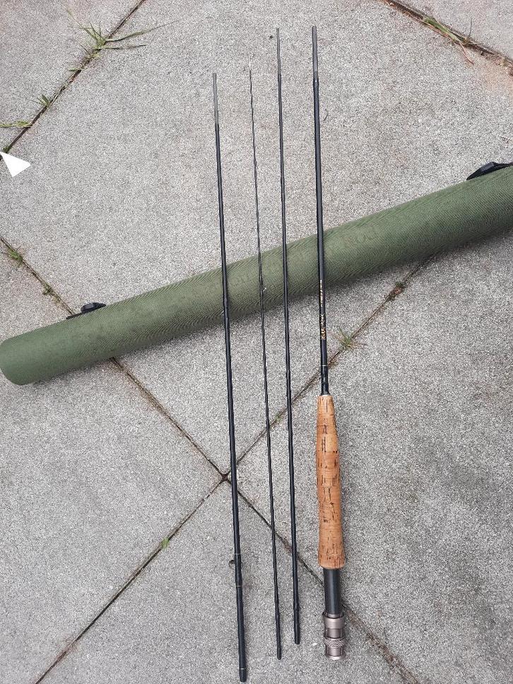 TFO Lefty Kreh Professional series. Wt 4, lengte 8,6ft 4-dlg, Watersport en Boten, Hengelsport | Vliegvissen, Gebruikt, Werphengel