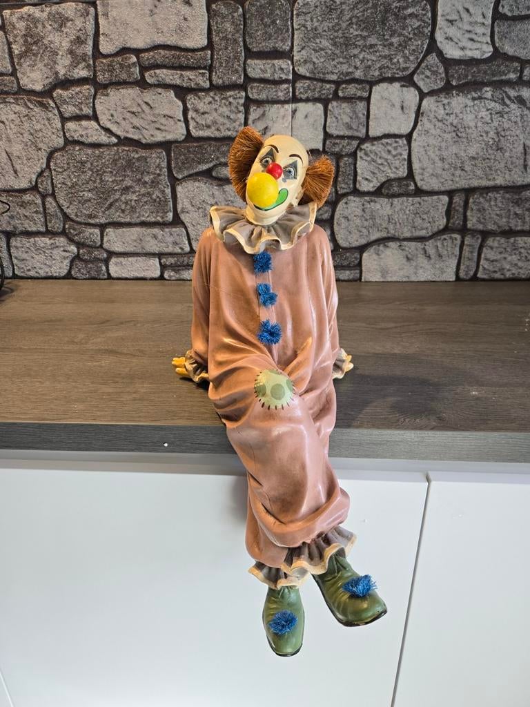 Jun Asilo Clown met kauwgom nieuw in de doos, Verzamelen, Beelden en Beeldjes, Ophalen of Verzenden, Nieuw, Fantasy