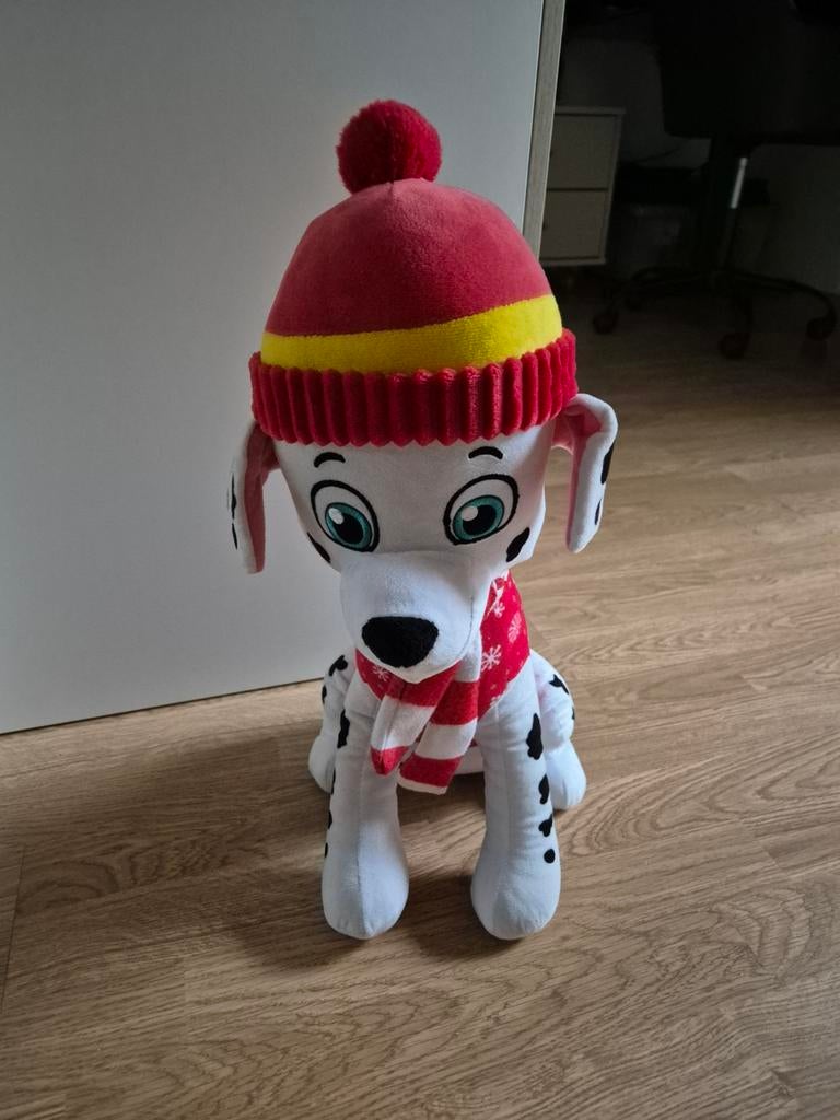 Paw Patrol knuffels - Marshall en Skye, Zo goed als nieuw, Middelgroot (20 tot 80 cm), Paw Patrol, Hond
