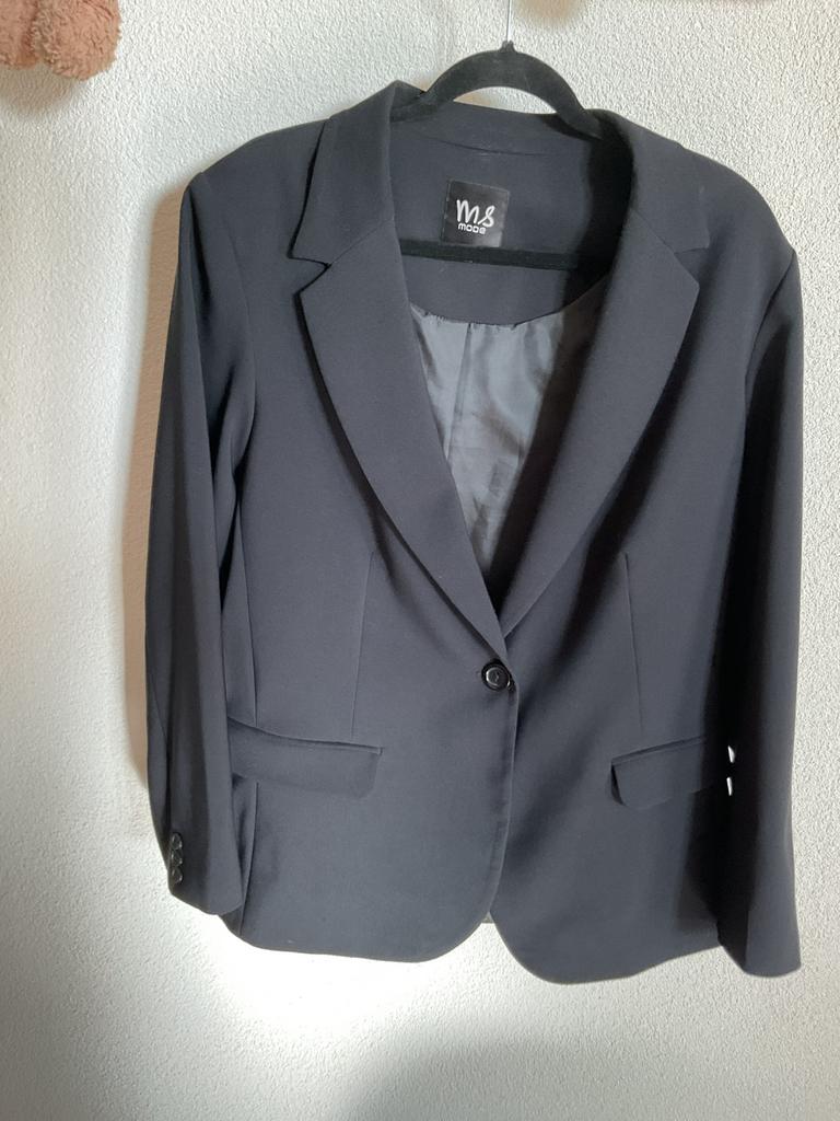 Blazer/ Colbert zwart dames, Kleding | Dames, Zwart, Maat 46/48 (XL) of groter, Ophalen of Verzenden, Zo goed als nieuw