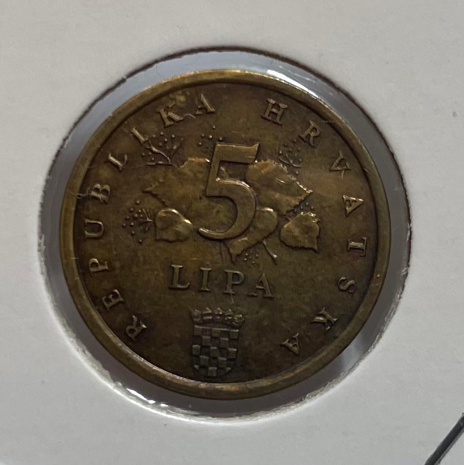 5 lipa Kroatië 1998, Ophalen of Verzenden, Overige landen