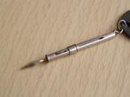 ANTIEKE VINTAGE TANDENSTOKER 9 KT GEEL GOUD MET MUNT 1874, Antiek en Kunst, Ophalen of Verzenden