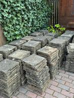Stoeltegels 30x30cm (ca 380 stuks), Tuin en Terras, Tegels en Klinkers, Ophalen, Gebruikt, Beton, Terrastegels