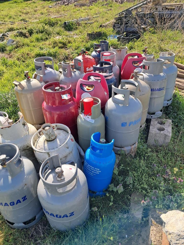 gasflessen 5 kg en 11 kg, Caravans en Kamperen, Ophalen, Gebruikt
