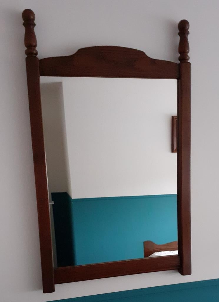 Eiken spiegel, Ophalen, Rechthoekig