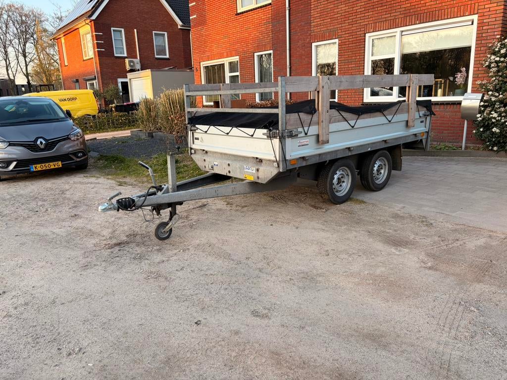 Nette aluminium Saris tendemas aanhangwagen, Auto diversen, Aanhangers en Bagagewagens, Ophalen, Gebruikt