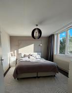 Boxspring bed 180x200 beige, Gebruikt, Beige, Tweepersoons, Ophalen of Verzenden