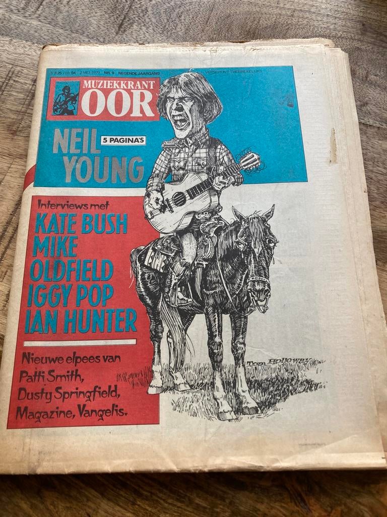 Muziekkrant OOR 1979 IGGY POP Tina Turner KATE BUSH Oldfield, Ophalen of Verzenden, Gelezen, Muziek, Film of Tv