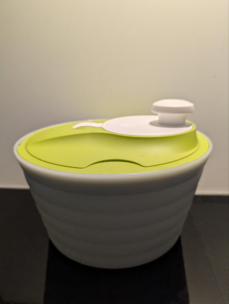 Tupperware sla centrifuge, sla droger Z.G.A.N, Huis en Inrichting, Keuken | Tupperware, Ophalen of Verzenden, Zo goed als nieuw