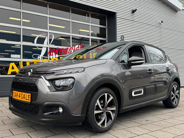 Citroen C3 1.2 PureTech Shine - Navigatie / Apple CarPlay I, Auto's, Citroën, Bedrijf, Te koop, C3, ABS, Achteruitrijcamera, Airbags