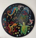 Onder water dieren, Antiek en Kunst, Kunst | Schilderijen | Klassiek, Ophalen of Verzenden