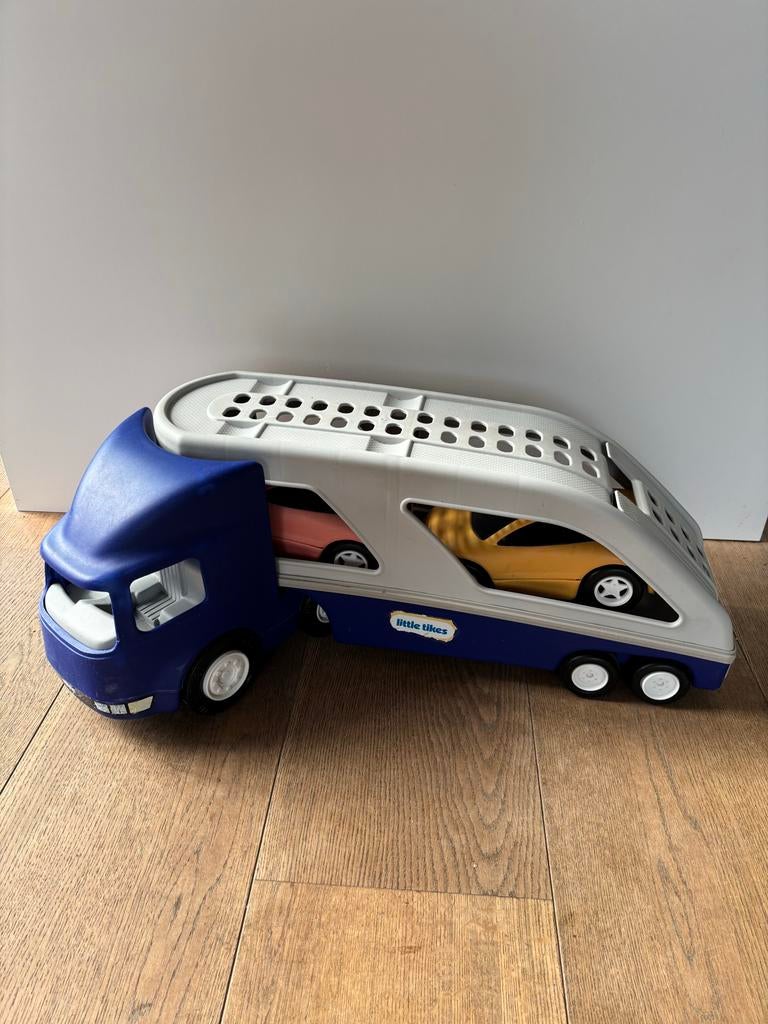 Little Tikes Autotransporter met 2 auto's, Ophalen of Verzenden, Gebruikt
