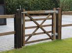 32. Houten poort | weidepoort | landhekken, Tuin en Terras, Ophalen of Verzenden, Nieuw, Hout, Tuinhek