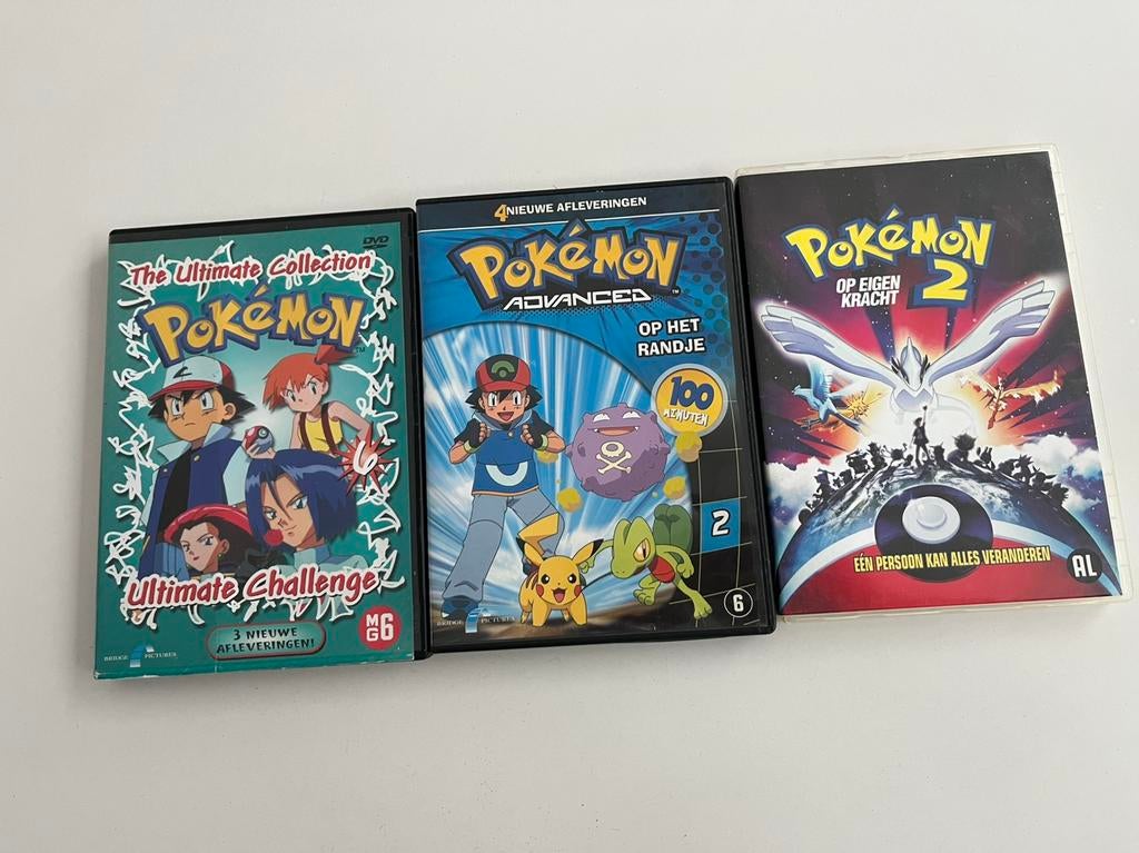 Pokémon dvd, Alle leeftijden, Ophalen, Zo goed als nieuw