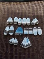 Blauwe opaal paartjes, Ophalen of Verzenden, Mineraal