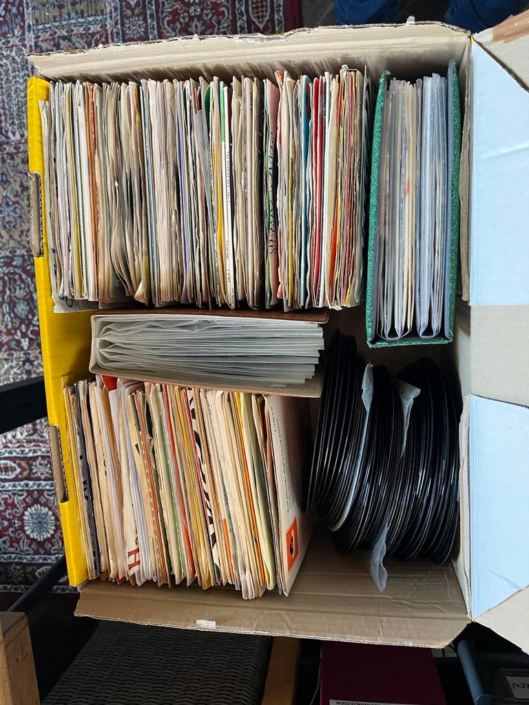 Ca 300 singles., Ophalen, Gebruikt, 7 inch, Single