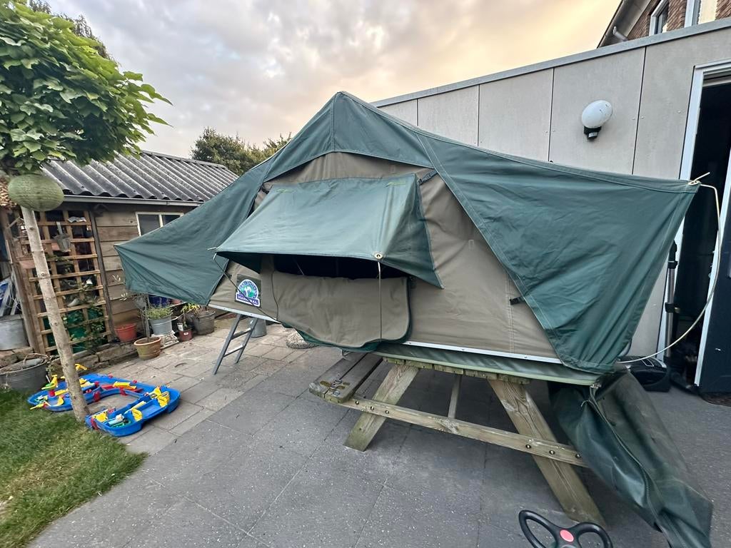 Hannibal daktent 120 met ondertent, Caravans en Kamperen, Tenten, Ophalen, Tot en met 2