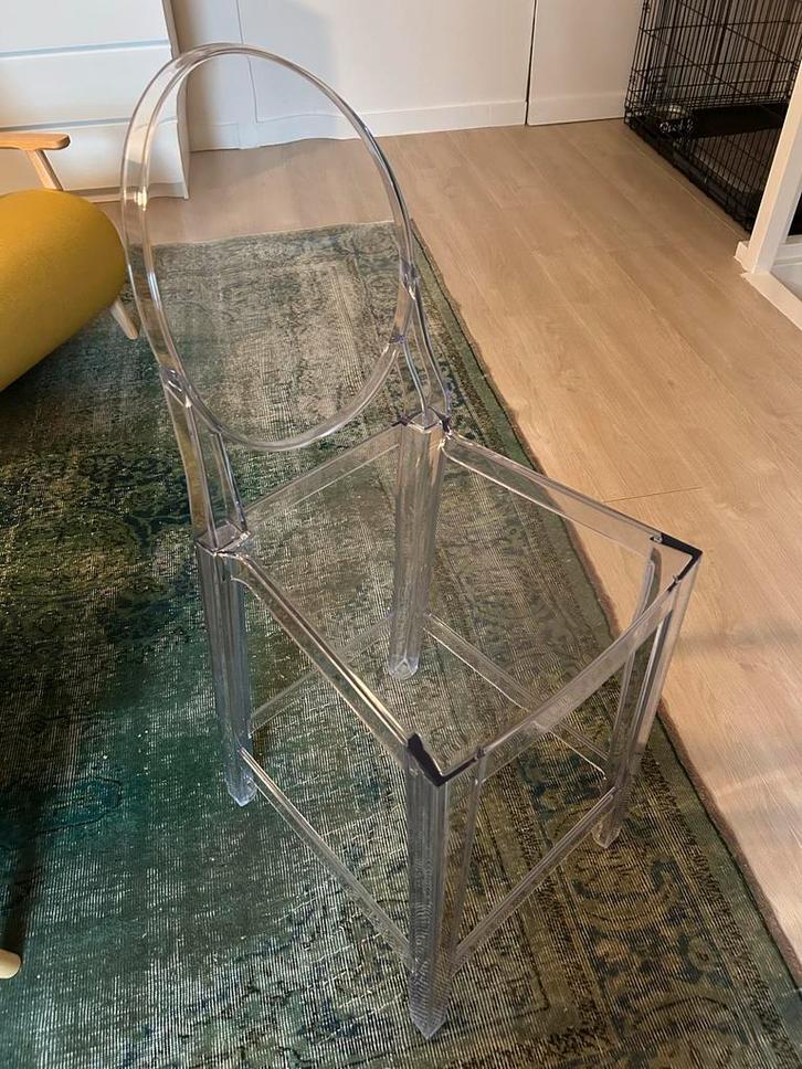 Kartell One More Ghost Barkruk - Zithoogte 65cm, Antiek en Kunst, Antiek | Meubels | Stoelen en Banken, Ophalen