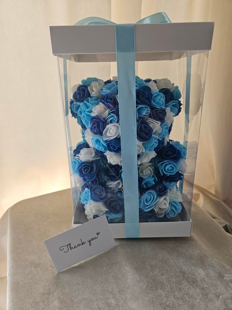Rozenbeer Blauw - Perfect Cadeau voor Elke Gelegenheid, Ophalen of Verzenden
