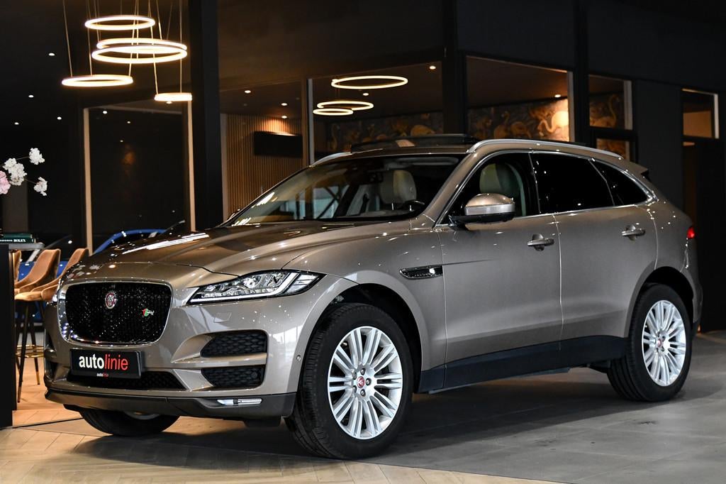 Jaguar F-PACE 3.0 S AWD 30d. R-Dynamic, Pano, 360, HUD, Alca, Auto's, Jaguar, Automaat, Gebruikt, 2993 cc, Bedrijf