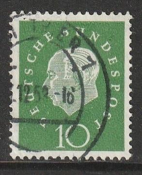 BRD 1959 303 Heuss 10p, Gest, Ophalen of Verzenden, BRD, Gestempeld