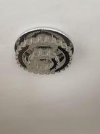 Plafondlamp met kristallen, Ophalen of Verzenden, Gebruikt, Glas