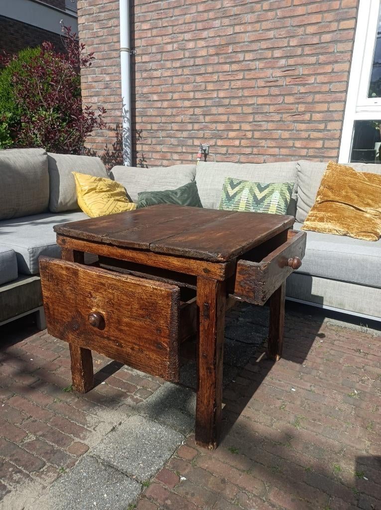 Antieke Spaanse betaaltafel (18e eeuw), Ophalen