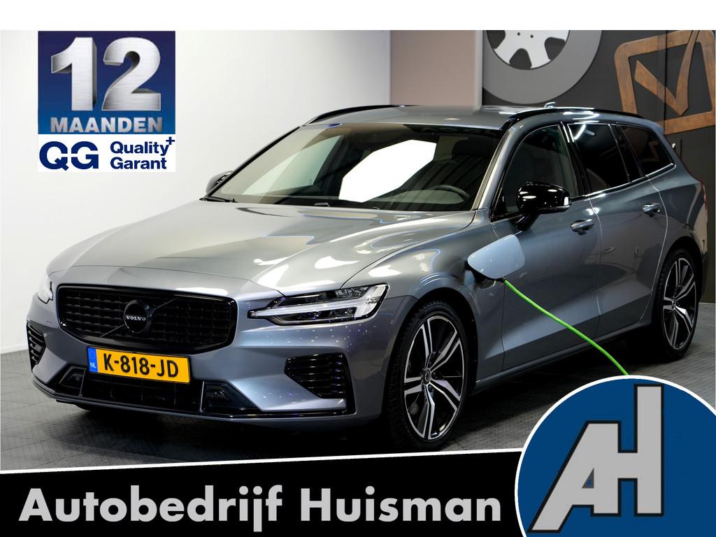 Volvo V60 2.0 T6 AWD 250kW/340pk Aut8 Recharge R-Design HARM, Automaat, Gebruikt, Leder en Stof, 340 pk