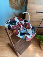 Donkere bloemen hoes met dikke vulling voor Newborn stokke, Ophalen of Verzenden, Nieuw, Meegroeistoel, Stoelverkleiner