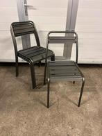 60 stuks metalen vintage horeca stoelen stapelbaar nieuw, Ophalen, Zwart, Zo goed als nieuw, Metaal
