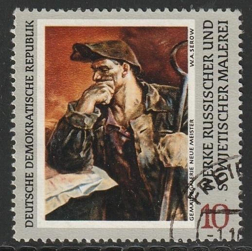DDR 1969 1529 Schilderij 10p, Gest, Ophalen of Verzenden, DDR, Gestempeld