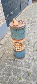 Esso Blue benzineblik 49cm hoog in goede staat, Ophalen of Verzenden, Gebruikt