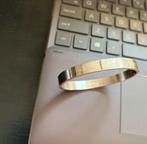 Zilveren slavenarmband Nikki met ingegraveerde teksten, Sieraden, Tassen en Uiterlijk, Armbanden, Ophalen of Verzenden, Zo goed als nieuw