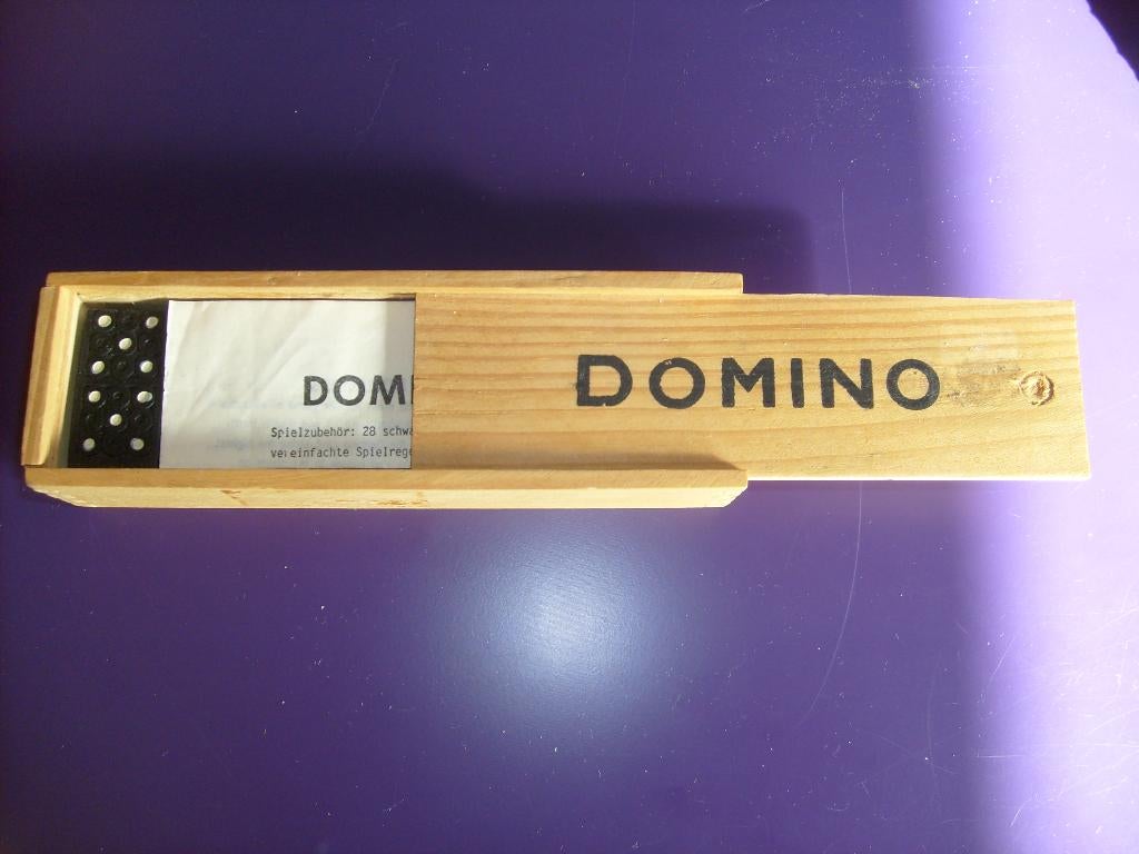 NIEUW Domino in houten doosje, Ophalen of Verzenden, Nieuw