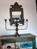 7-armige Menora kandelaar 60 cm breed 43 cm hoog, Antiek en Kunst, Antiek | Lampen, Ophalen of Verzenden