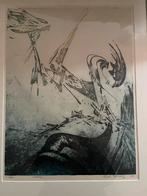 FRANK PORCELIJN. —. 4. ETSEN UIT EEN SERIE VAN 7, Antiek en Kunst, Kunst | Etsen en Gravures, Ophalen of Verzenden