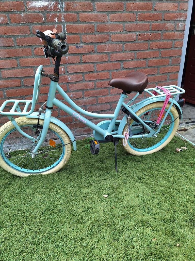 Meisjes fiets, Ophalen, Zo goed als nieuw, 18 inch, Handrem