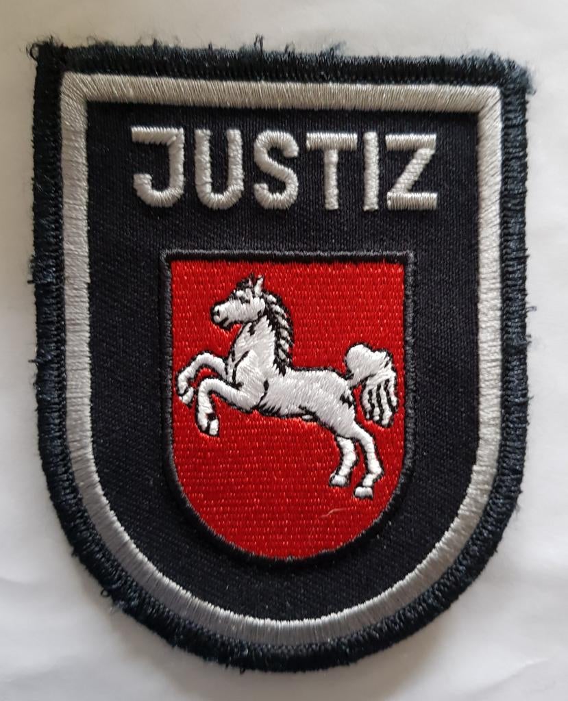 Embleem justitie Nieder-Sachsen., Ophalen of Verzenden, Zo goed als nieuw, Overige onderwerpen