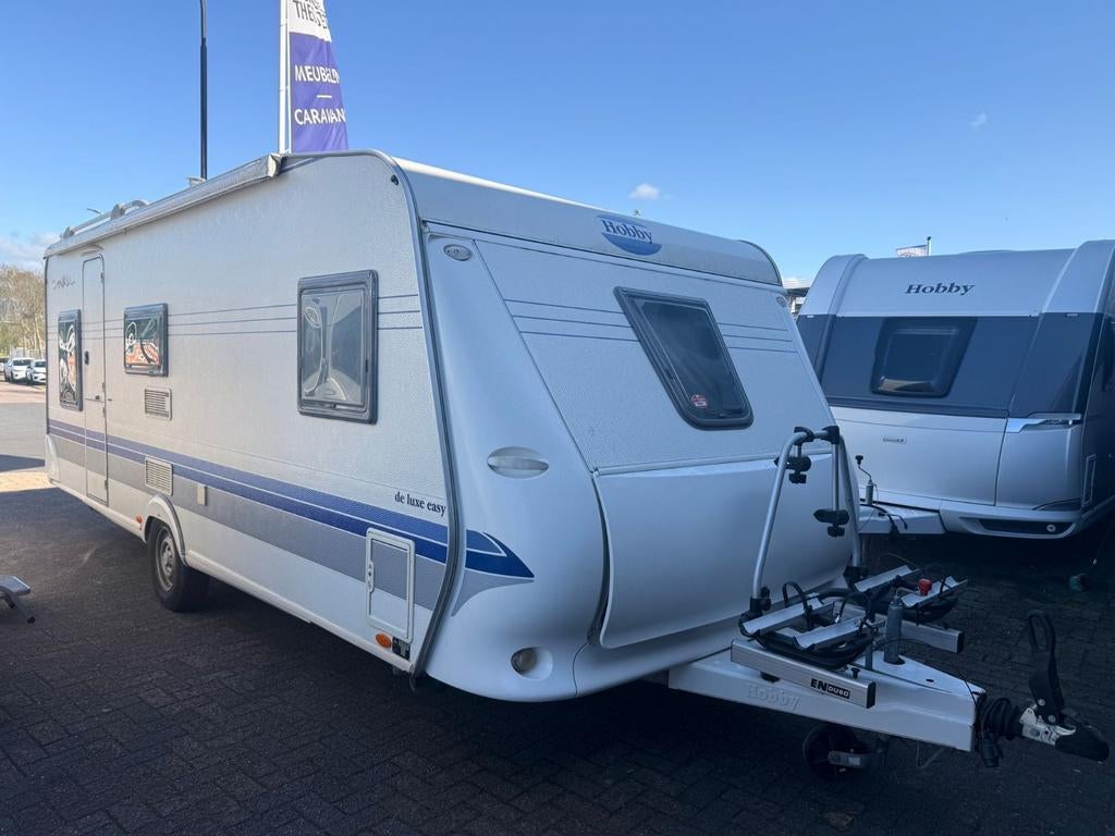 Hobby 560 KMFE stapelbedden 6 persoons!!!((( zondag open ))), Caravans en Kamperen, Caravans, Rondzit, Hobby, Particulier, 5 tot 6 meter