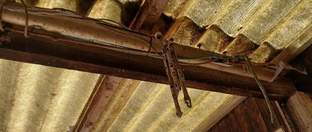 Mast aluminium 8 meter met Giek, Groot Zeil, Fok, Watersport en Boten, Ophalen, Gebruikt, Overige typen, 30 tot 60 m²