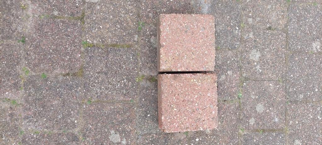 Trommelsteen, minimaal 30m2, Ophalen of Verzenden, Gebruikt, Beton, Klinkers